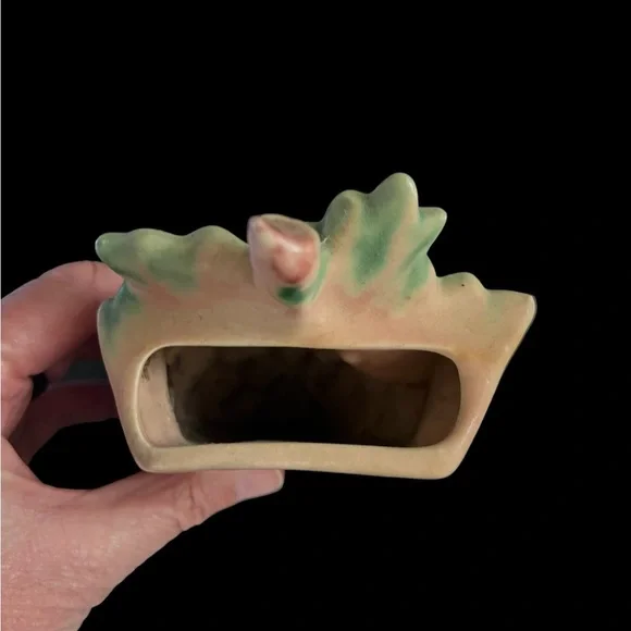 Vintage Grape Cluster Wall Pocket 3D Ceramic Grape Bunch With Leaves Grandma - Picture 3 of 7